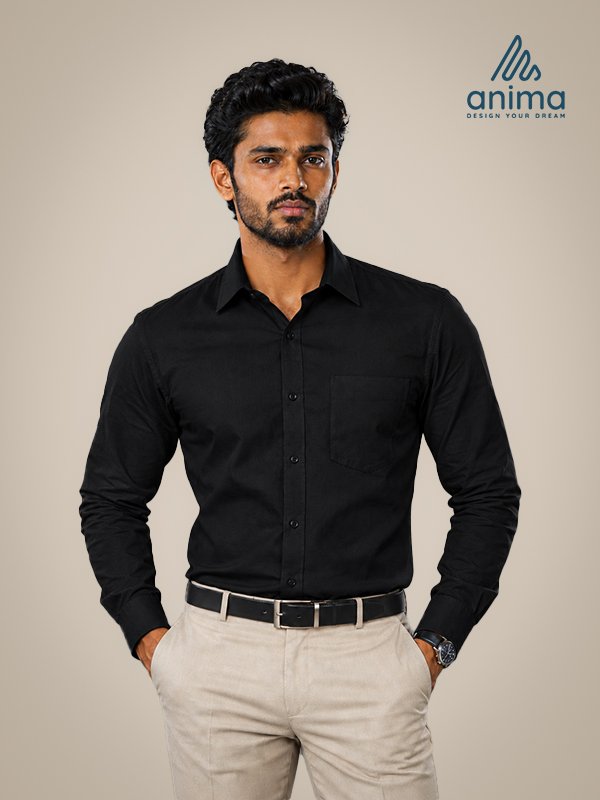 Black shirts with black buttons