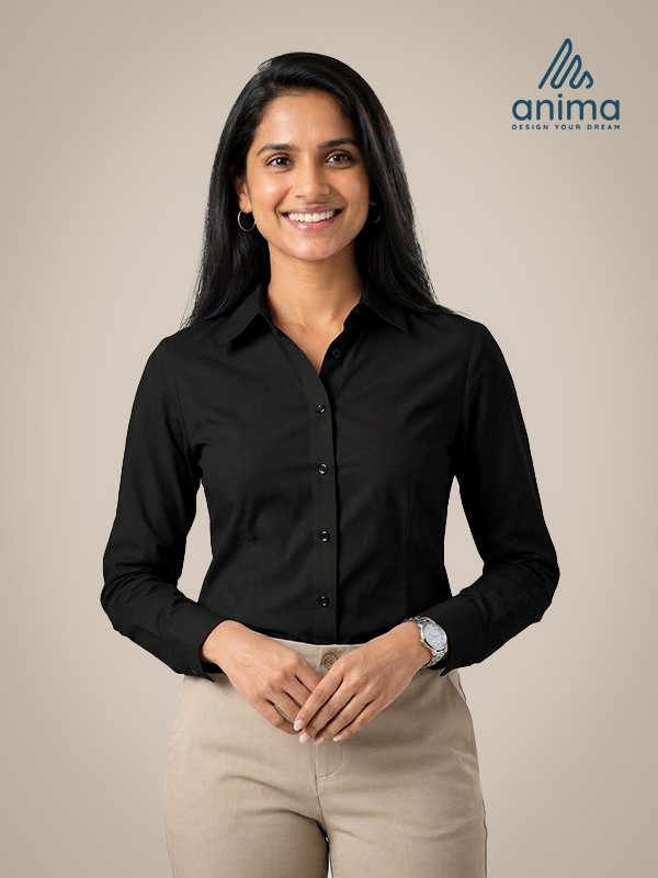 Black shirts with black buttons